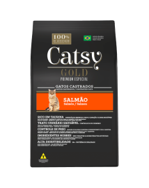 Rao Catsy para Gatos Gold Premium Especial Gatos Castrados Salmo 10,1 kg
