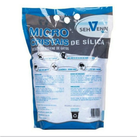 Areia Higinica Sehvenn Pet Micro Cristais de Silica para Gatos 1,6 kg