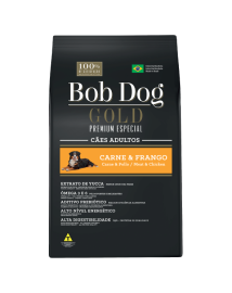 Rao Bob Dog para Ces Adultos Gold Premium Especial Carne e Frango 15kg 