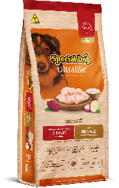 Rao Special Dog Premium Especial Ultralife Junior para Ces Filhotes Raas Mdias e Grandes Sabor Frango 15 Kg