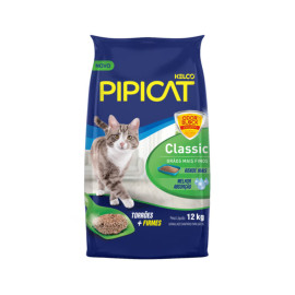 Areia Higinica Pipicat Classic para Gatos 12 kg